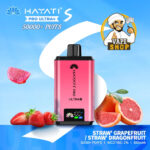 Hayati Pro Ultra Plus 50000 Puffs 20MG Nicotine Straw Grapefruit Straw Dragonfruit