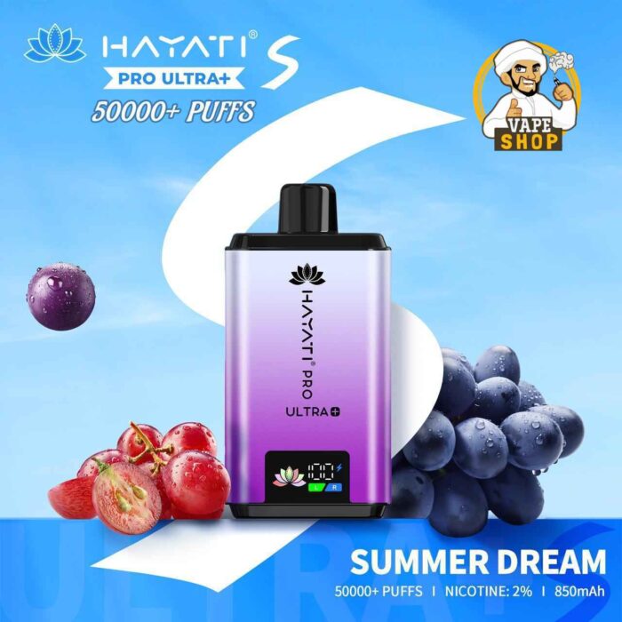 Hayati Pro Ultra Plus 50000 Puffs 20MG Nicotine Summer Dream