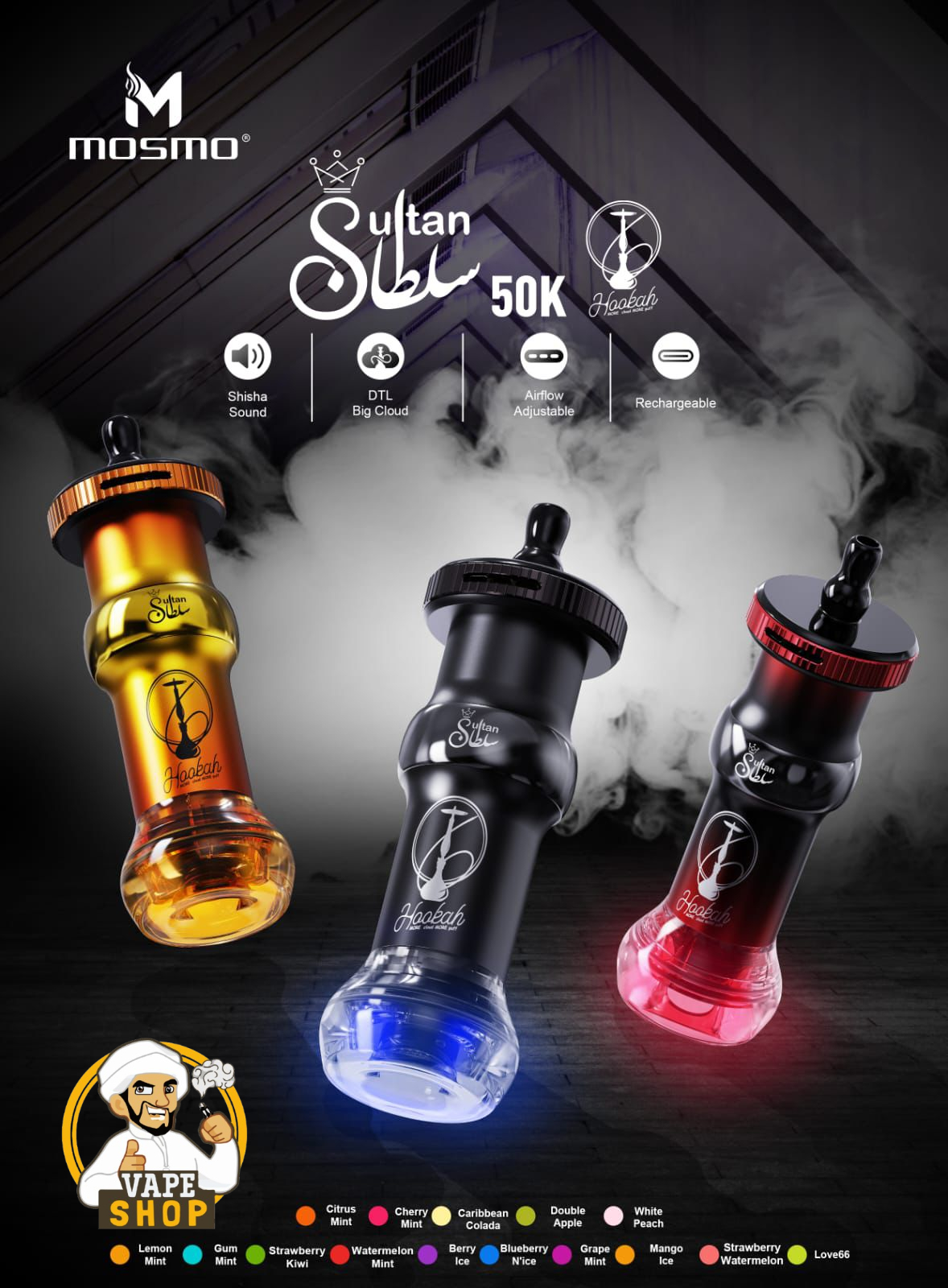 Mosmo Sultan 50000 Puffs