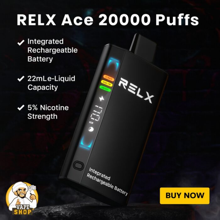 RELX Ace 20000 Puffs Disposable Vape In Dubai