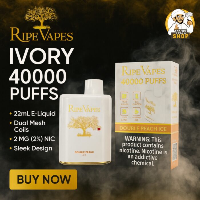 Ripe Vapes IVORY 40000 Puffs Disposable Vape