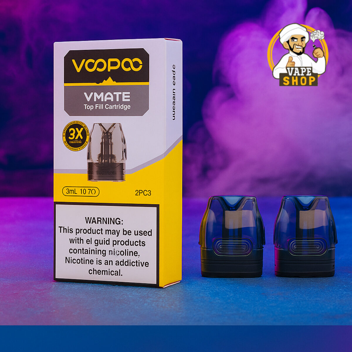 VOOPOO Vmate V2 Empty Pod Cartridge 3ML