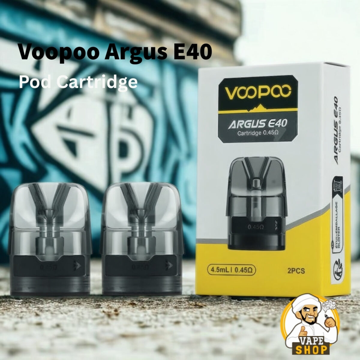 Voopoo Argus E40 Pod Cartridge 2pcs Pack in Dubai