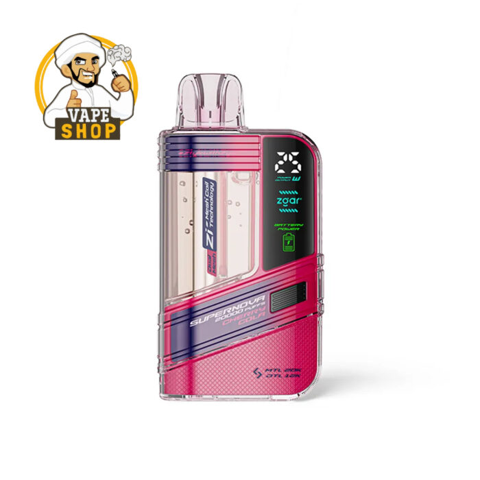 Zgar Supernova 30000 Puffs Disposable Vape 20mg Watermelon Ice