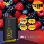 BECO Soft Max 12000 Puffs Disposable Vape Price in Dubai Mixed Berries