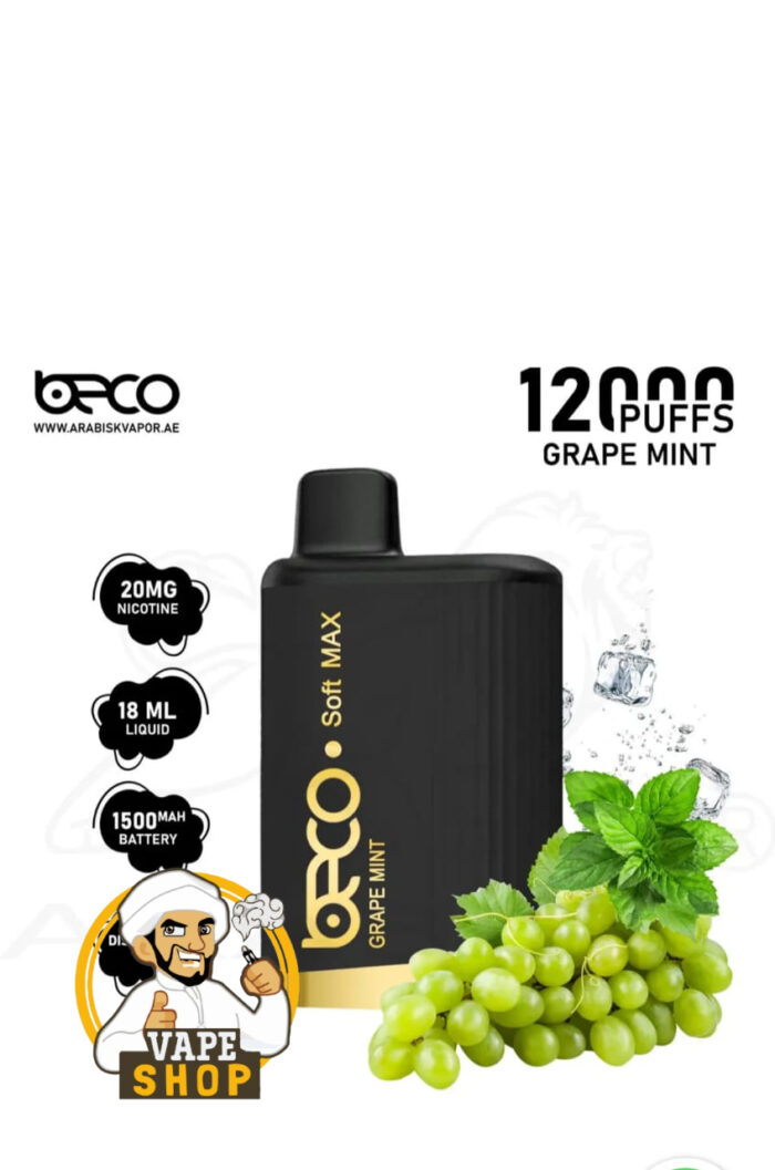 Beco Soft Max 12000 Puffs 20MG Nicotine Grape Mint