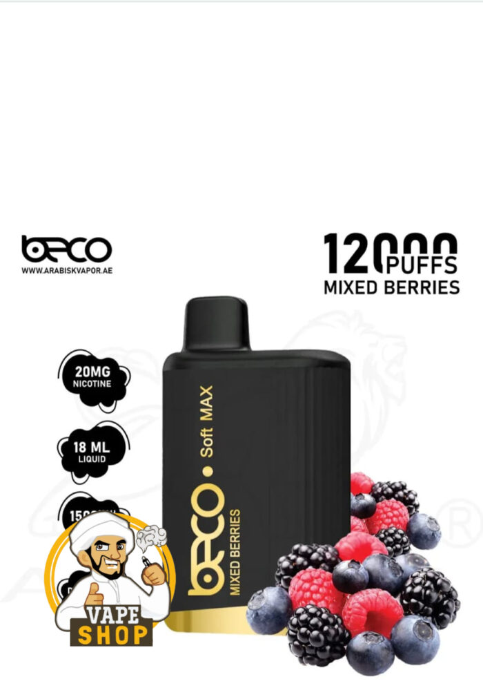 Beco Soft Max 12000 Puffs 20MG Nicotine Mixed Berries