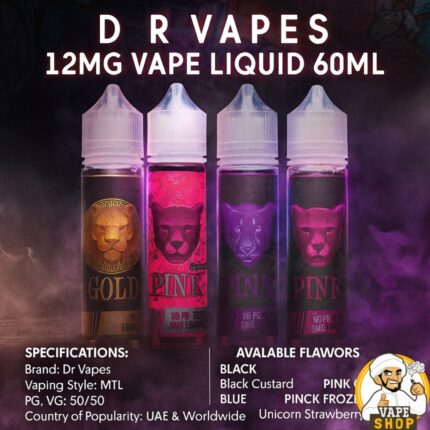 Dr Vapes 12mg Vape Liquid 60ml In Dubai