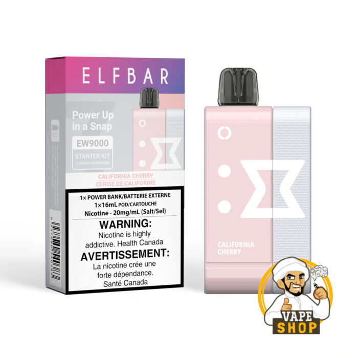 ELF BAR EW9000 Prefilled Pod Kit 9000 Puffs California Cherry
