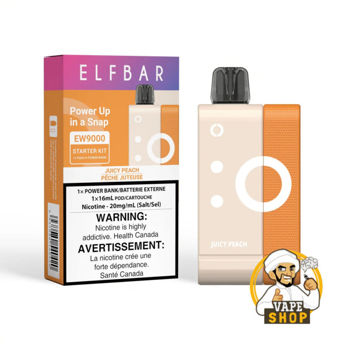 ELF BAR EW9000 Prefilled Pod Kit 9000 Puffs Juicy Peach