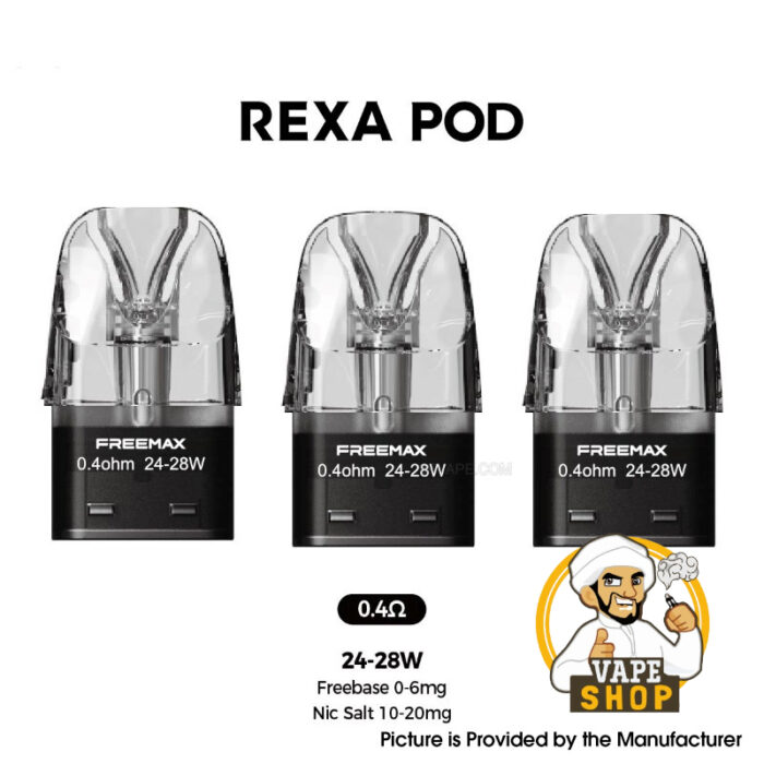 FreeMax Rexa Replacement Pods 3ml 04ohm