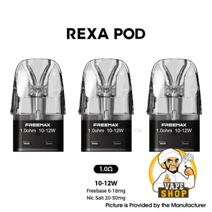 FreeMax Rexa Replacement Pods 3ml 1_0ohm
