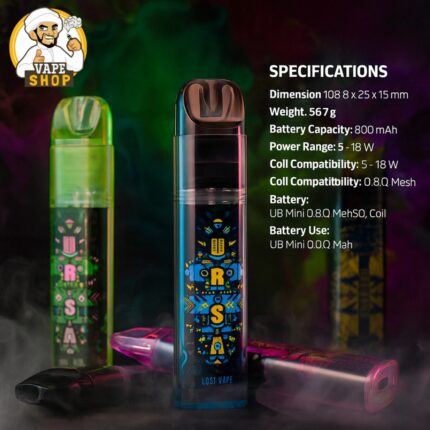 Lost Vape Ursa Nano Art Kit 800mAh In Dubai