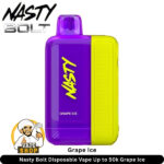 Nasty Bolt 50000 Puffs 50MG Nicotine Grape Ice