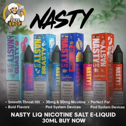 Nasty Liq Nicotine Salt E-Liquid 30ML In Dubai