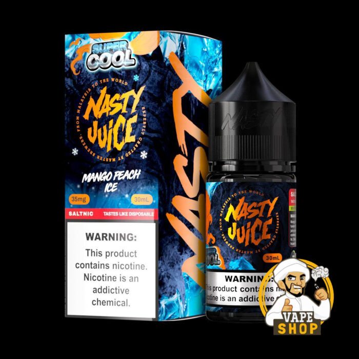 Nasty Super Cool 30ml Salt Nic E-liquids Mango Peach Ice