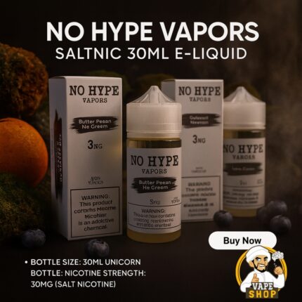 No Hype Vapors Saltnic 30ml E-Liquid In Dubai