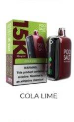 Podsalt 15000 Puffs 20mg Nicotine Disposable Cola Lime