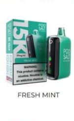 Podsalt 15000 Puffs 20mg Nicotine Disposable Fresh Mint
