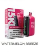 Podsalt 15000 Puffs 20mg Nicotine Disposable Watermelon Breeze