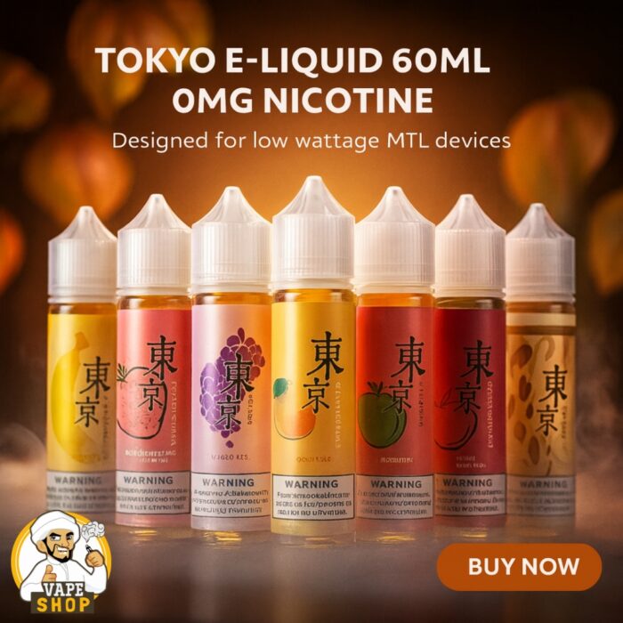 Tokyo E-liquid 60ml 0mg Nicotine