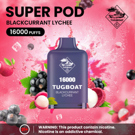 Tugboat - Blackcurrent Lychee - 16000 Puffs - 5_
