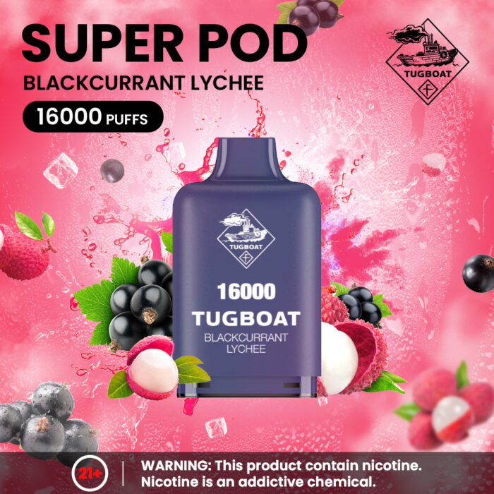 Tugboat - Blackcurrent Lychee - 16000 Puffs - 5_
