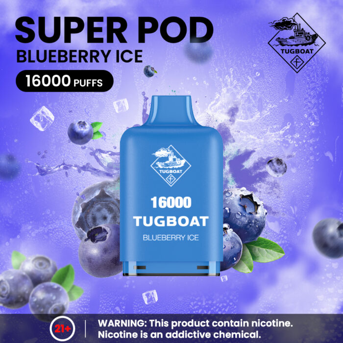 Tugboat - Blueberry - 16000 Puffs - 5_