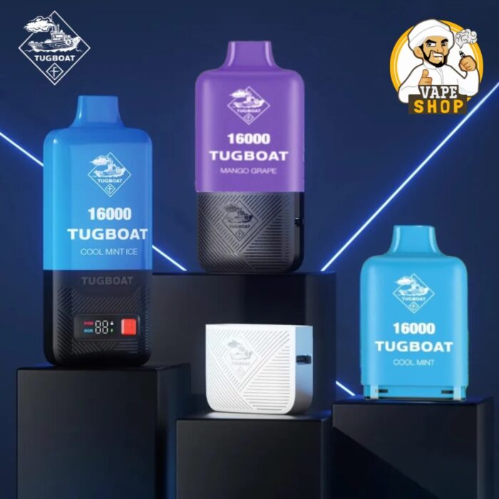 Tugboat Super 16000 Pod Cartridges Disposable Vape