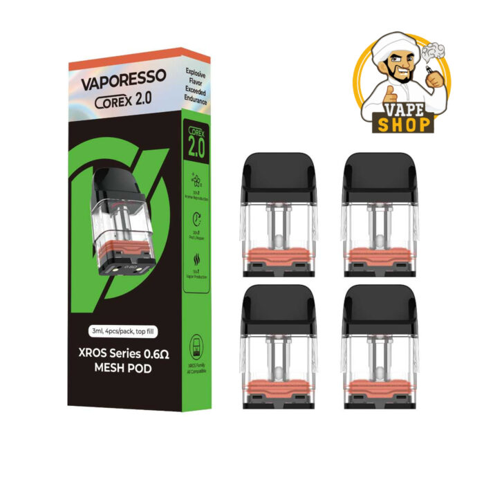 Vaporesso XROS Series Pod Cartridge 4pcs Pack 0.6
