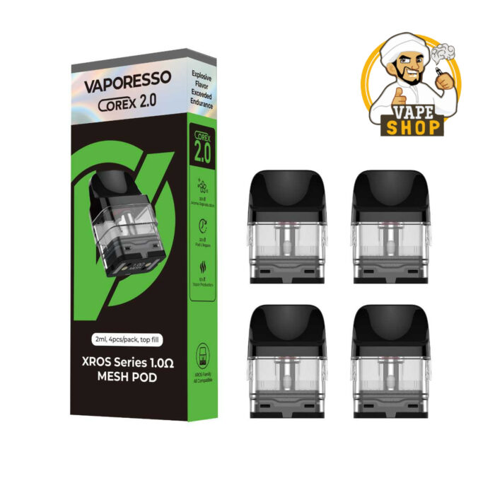 Vaporesso XROS Series Pod Cartridge 4pcs Pack 1.0 Ohm