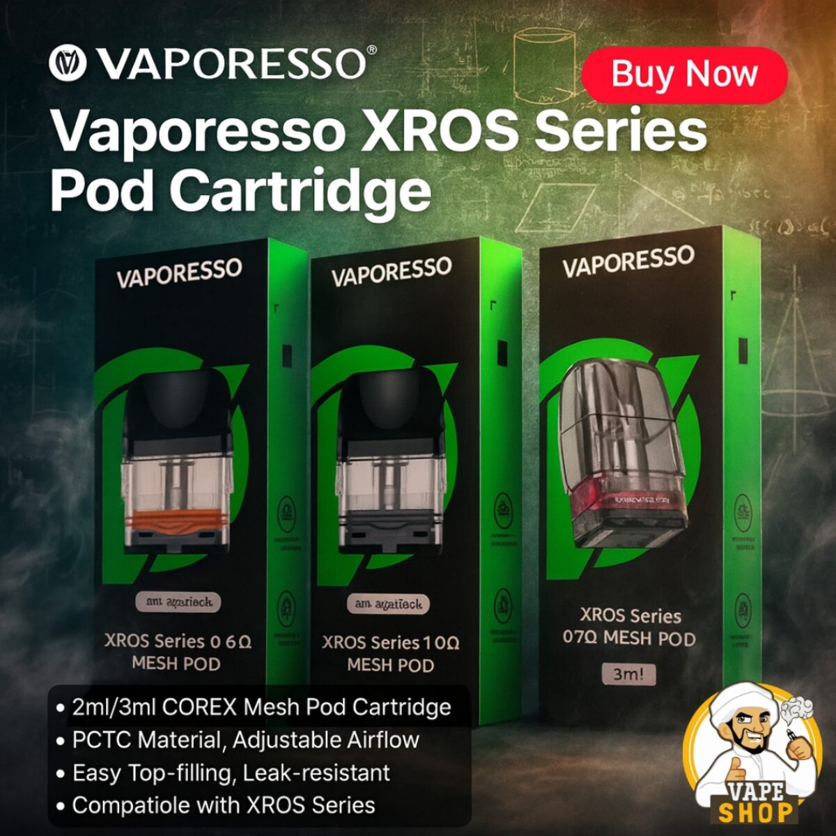 vaporesso xros 1 Vaporesso XROS Corex 3.0 0.6 Ohm Pod 4 Pack