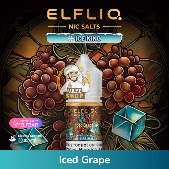 IcedGrape elfliq by elfbar uae