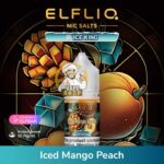 IcedMangoPeach elfliq by elfbar uae