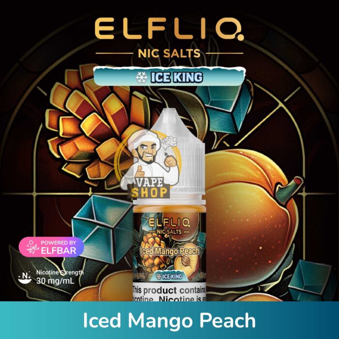 IcedMangoPeach elfliq by elfbar uae