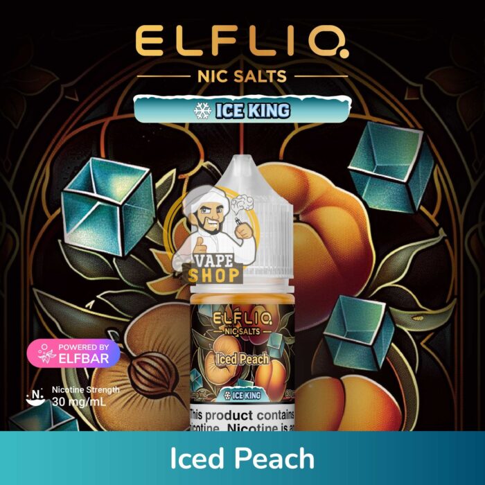 IcedPeach elfliq by elfbar uae
