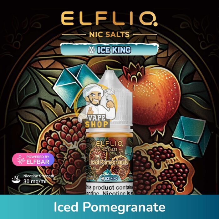 IcedPomegranate elfliq by elfbar uae