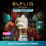 IcedStrawberryYakult elfliq by elfbar uae