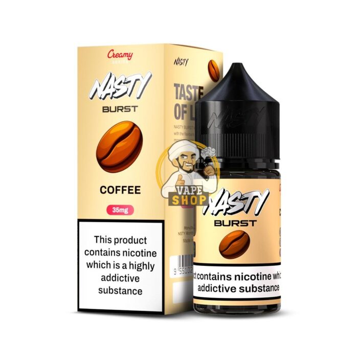Nasty Burst Salt E liquid Coffe