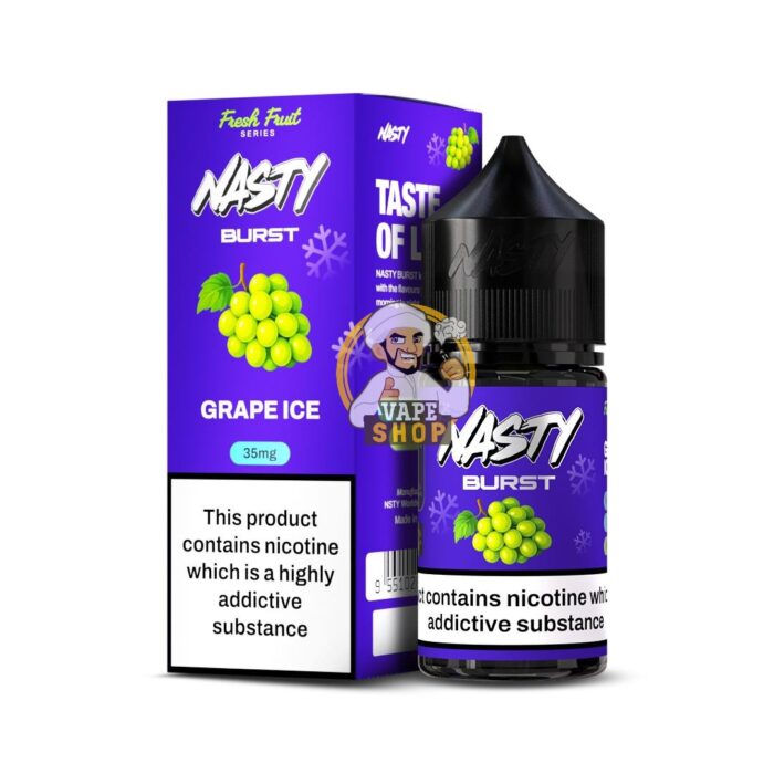 Nasty Burst Salt E liquid Grape Ice