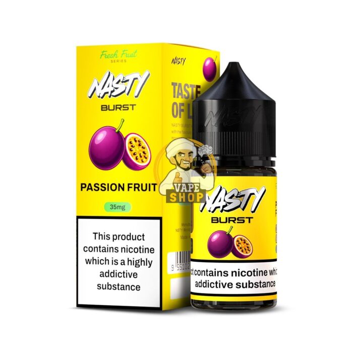 Nasty Burst Salt E liquid Passion Fruit