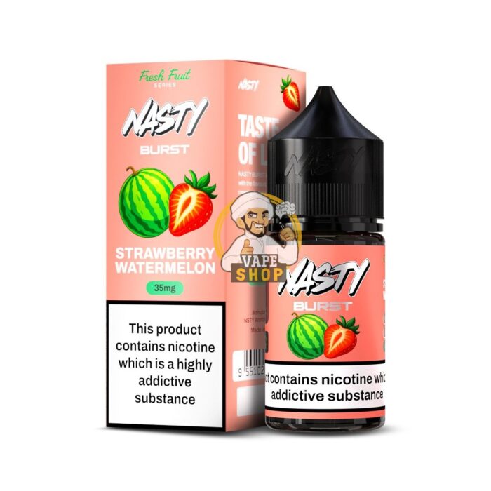 Nasty Burst Salt E liquid Strawberry Watermelon