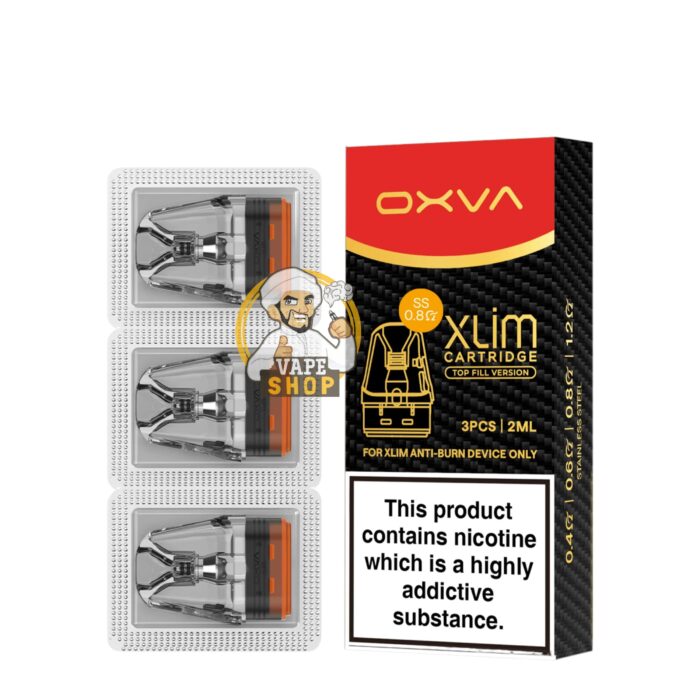 OXVA Xlim SS pods 0.8Ohm