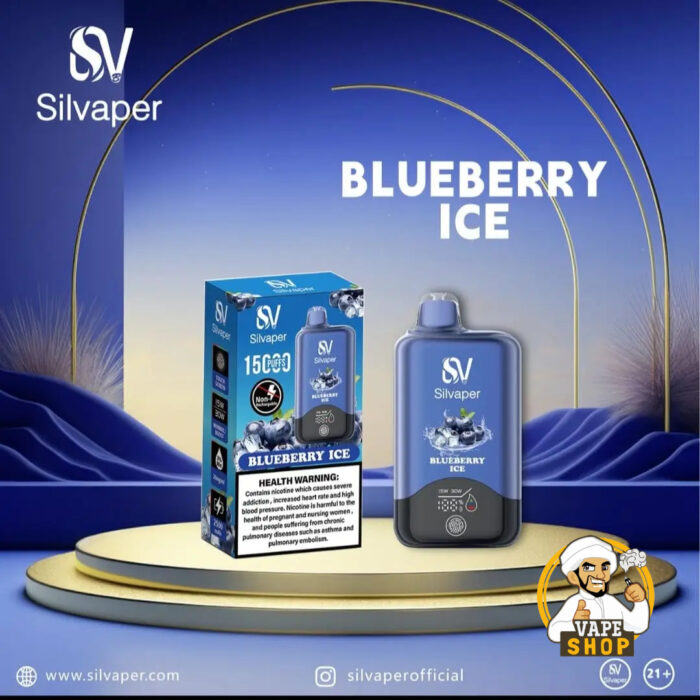 Silvaper-15000-Puffs-Disposable-Vape-Blueberry-Ice