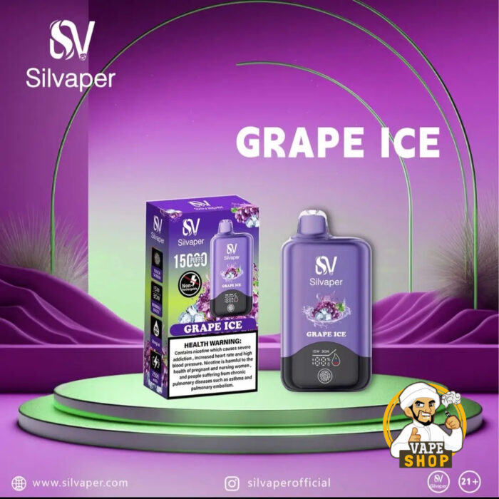 Silvaper-15000-Puffs-Disposable-Vape-Grape-Ice