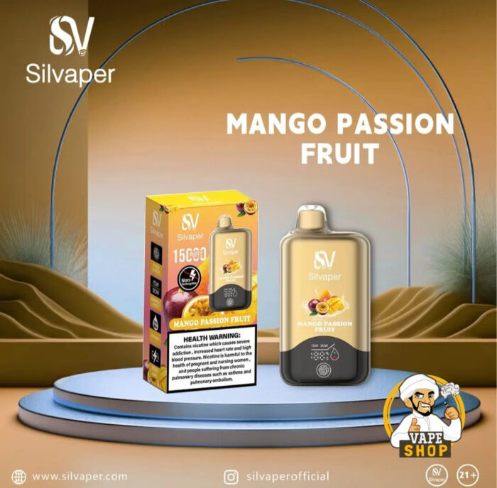 Silvaper-15000-Puffs-Disposable-Vape-Mango-Passion-Fruit