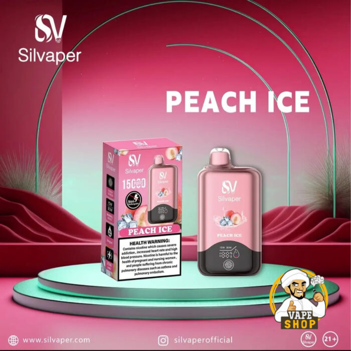 Silvaper-15000-Puffs-Disposable-Vape-Peach-Ice