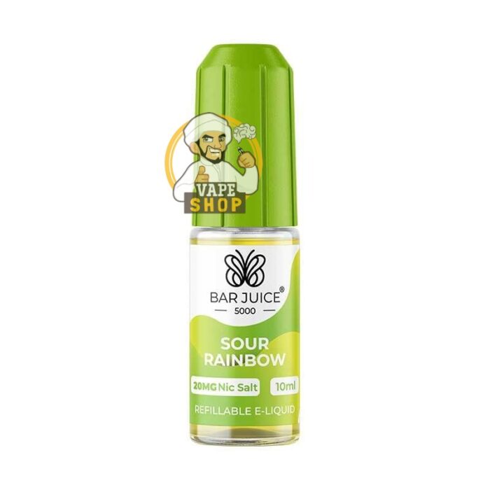 Sour Rainbow 50mg Bar Juice Nic Salt E liquid