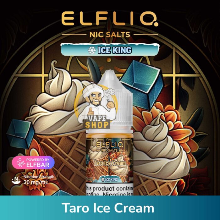 TaroIceCream elfliq by elfbar uae