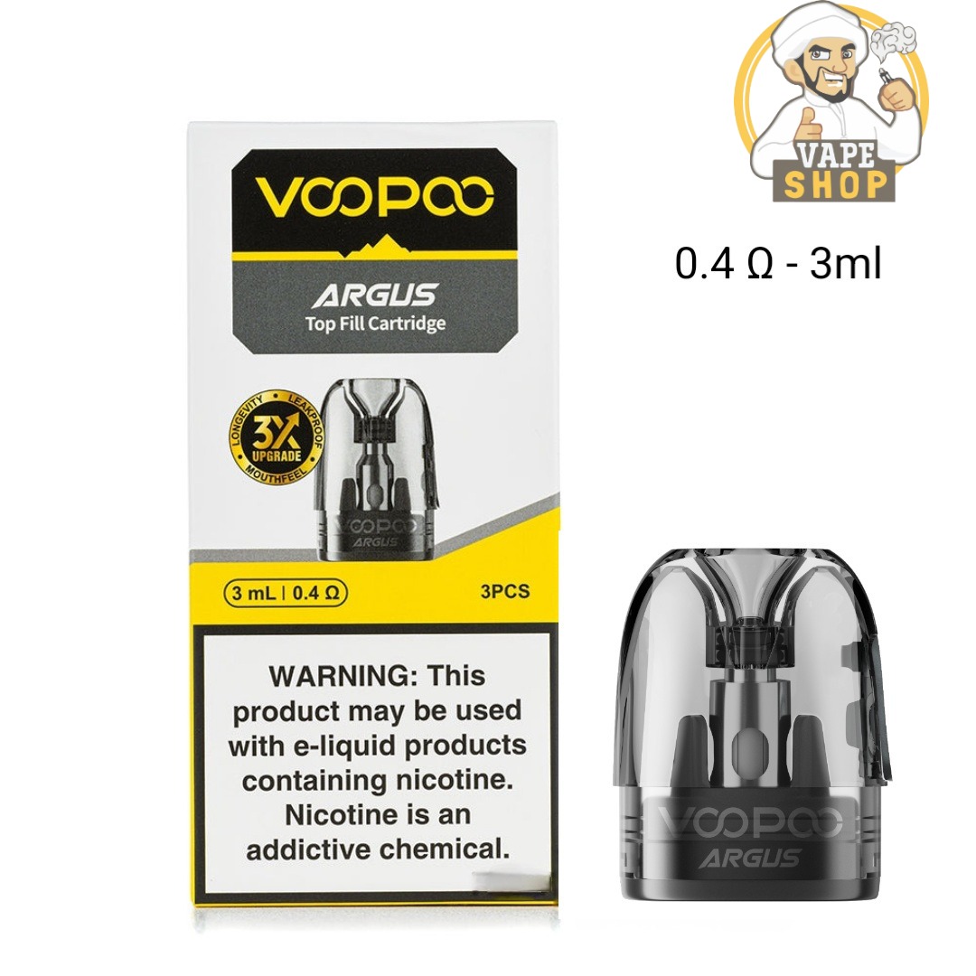 VOOPOO Argus Top Fiil Pod 0.4 Ω 3ml VOOPOO Argus Top Fiil Pod 0.4 Ω 3ml
